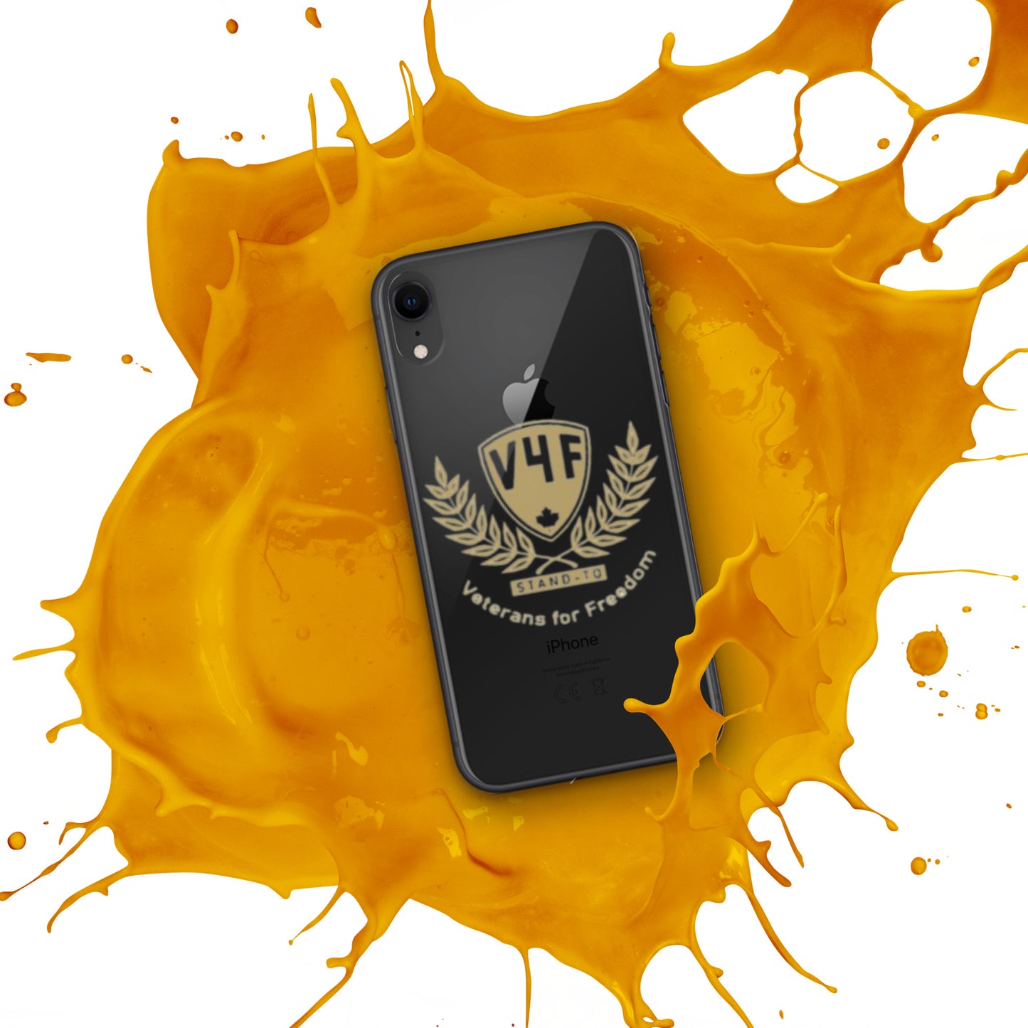 V4F Branded Clear Case for iPhone®