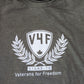 V4F T-Shirt Heather Military Green "Standing for Freedom"