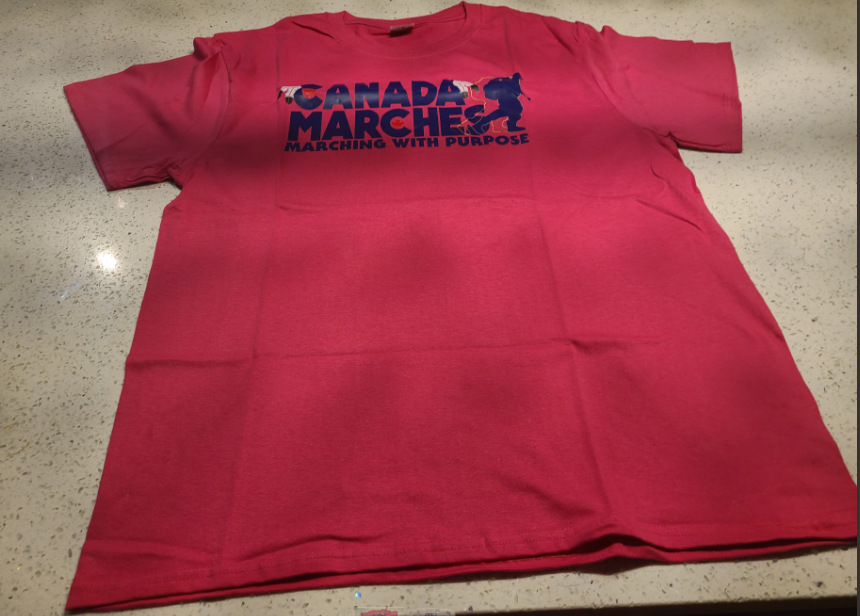 Canada Marches T-Shirts (Limited Supply)