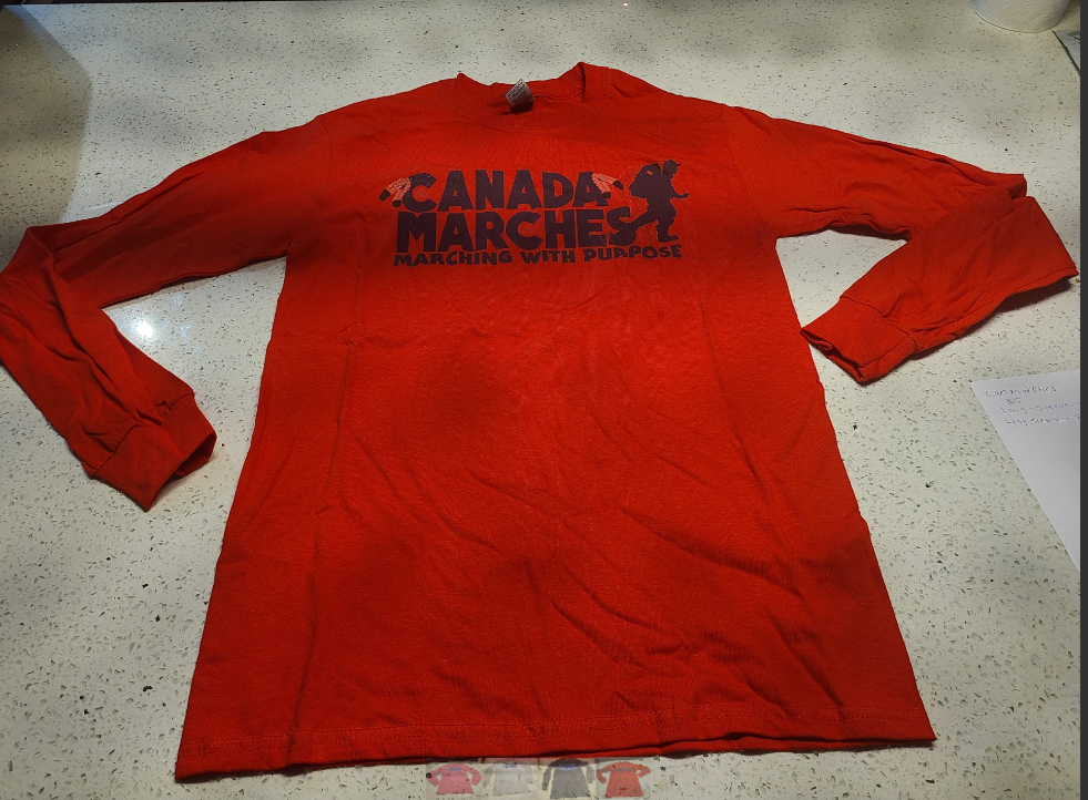 Long Sleeve "Canada Marches" Shirt (Limited Supply)