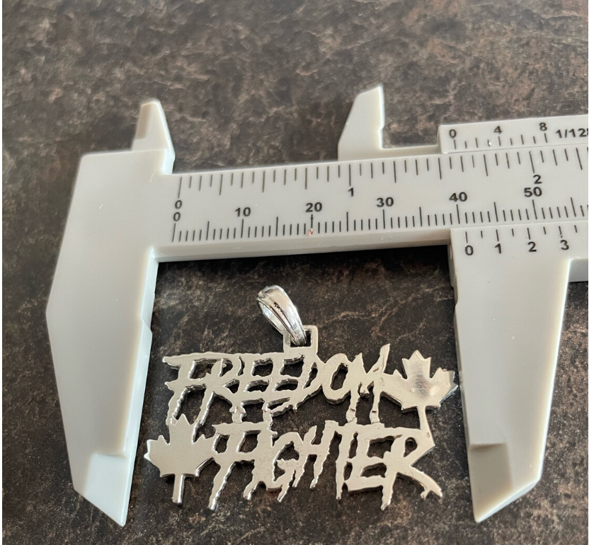 Freedom Fighter Necklace 0.925 silver. All sales tax Included