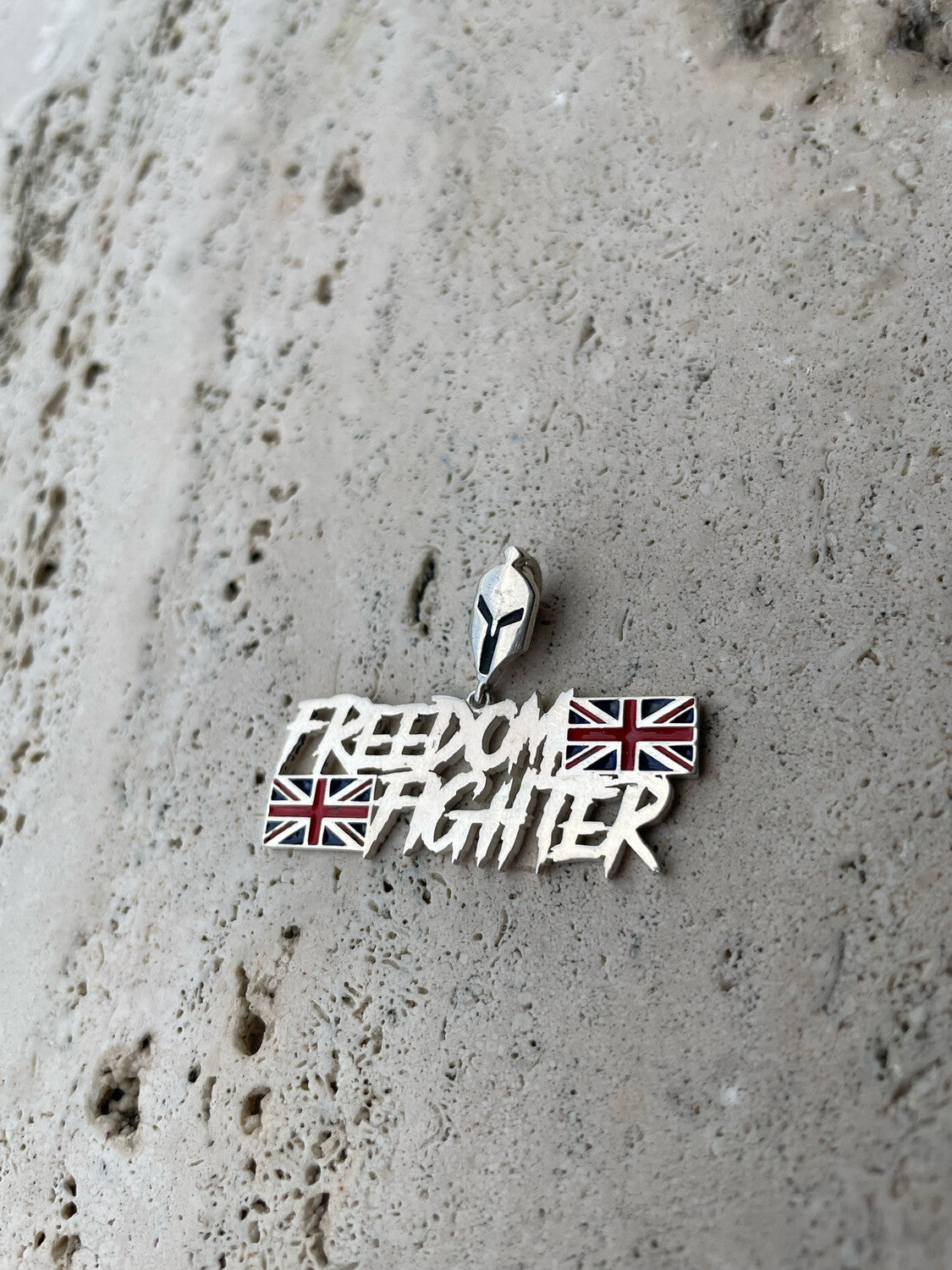 UK Freedom Fighter unity pendant Silver .925 (Taxes incl at checkout)