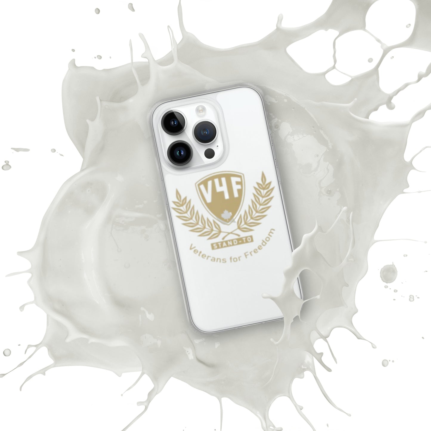 V4F Branded Clear Case for iPhone®